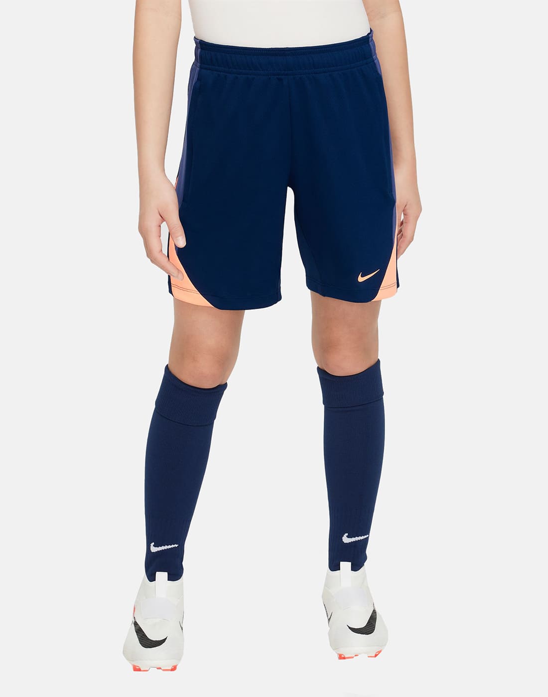 Nike Older Kids Strike Shorts in Purple/Blue | XS