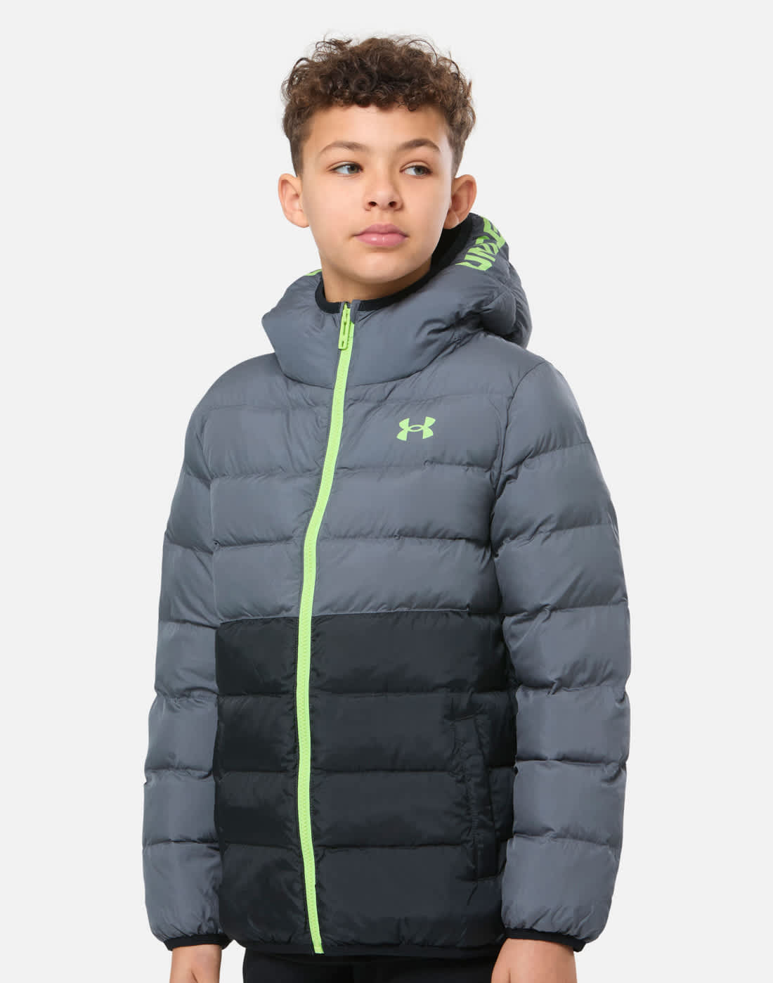 Under Armour Older Kids Pronto Puffer Jacket in Black | Polyester