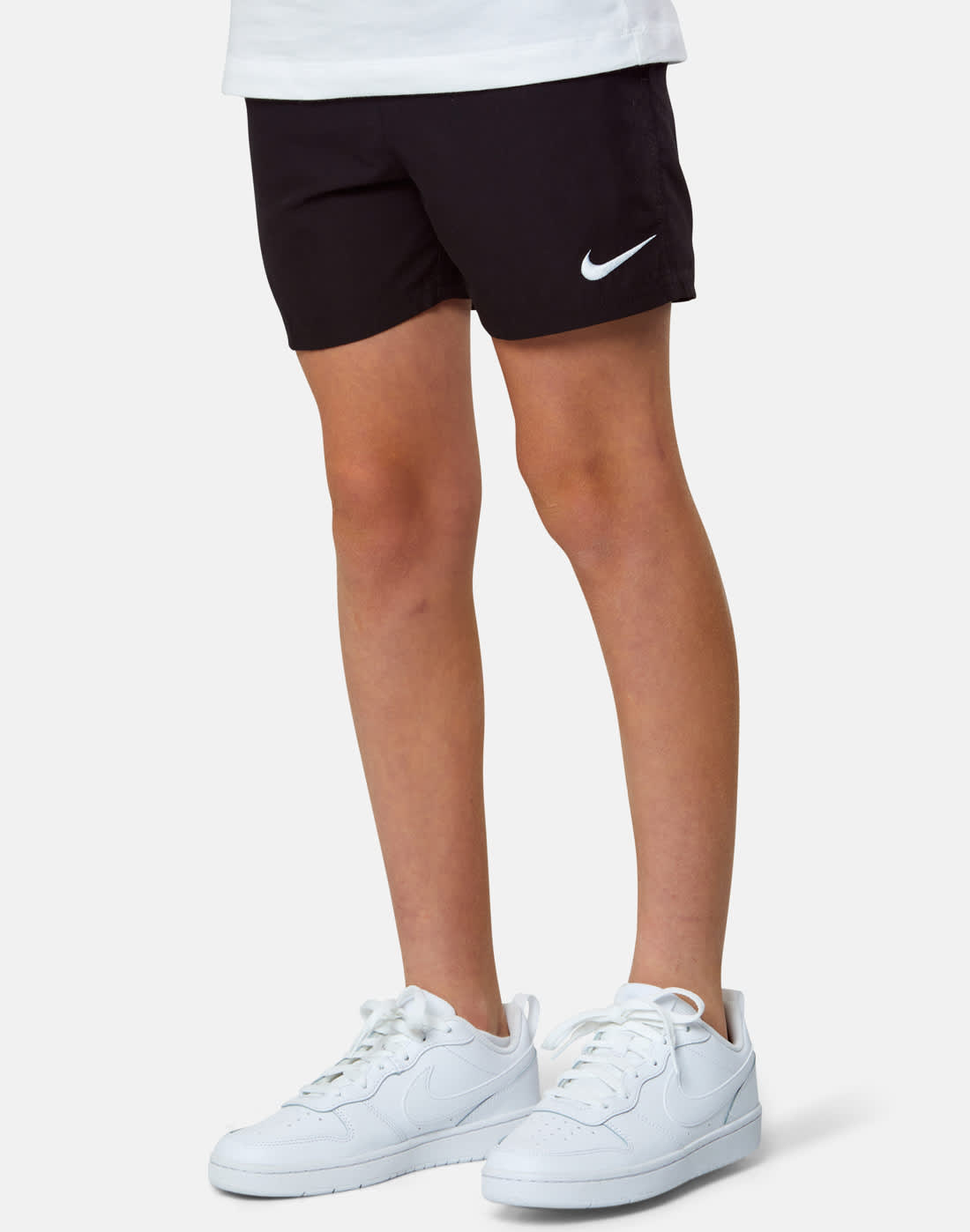 Nike Older Kids 4in Volley Swim Shorts in Black