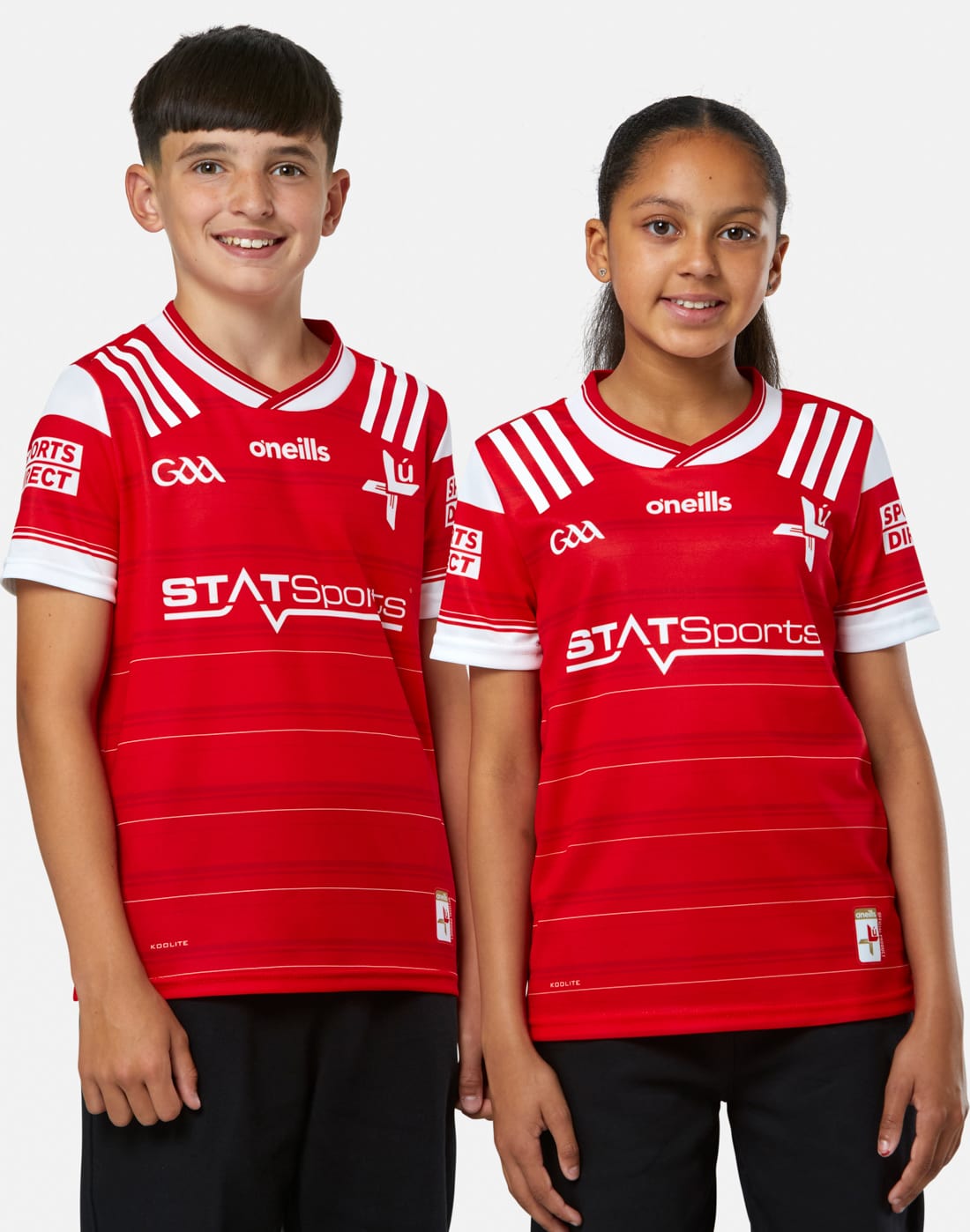 Kids' O'Neills Louth 23/24 Home Jersey in Red