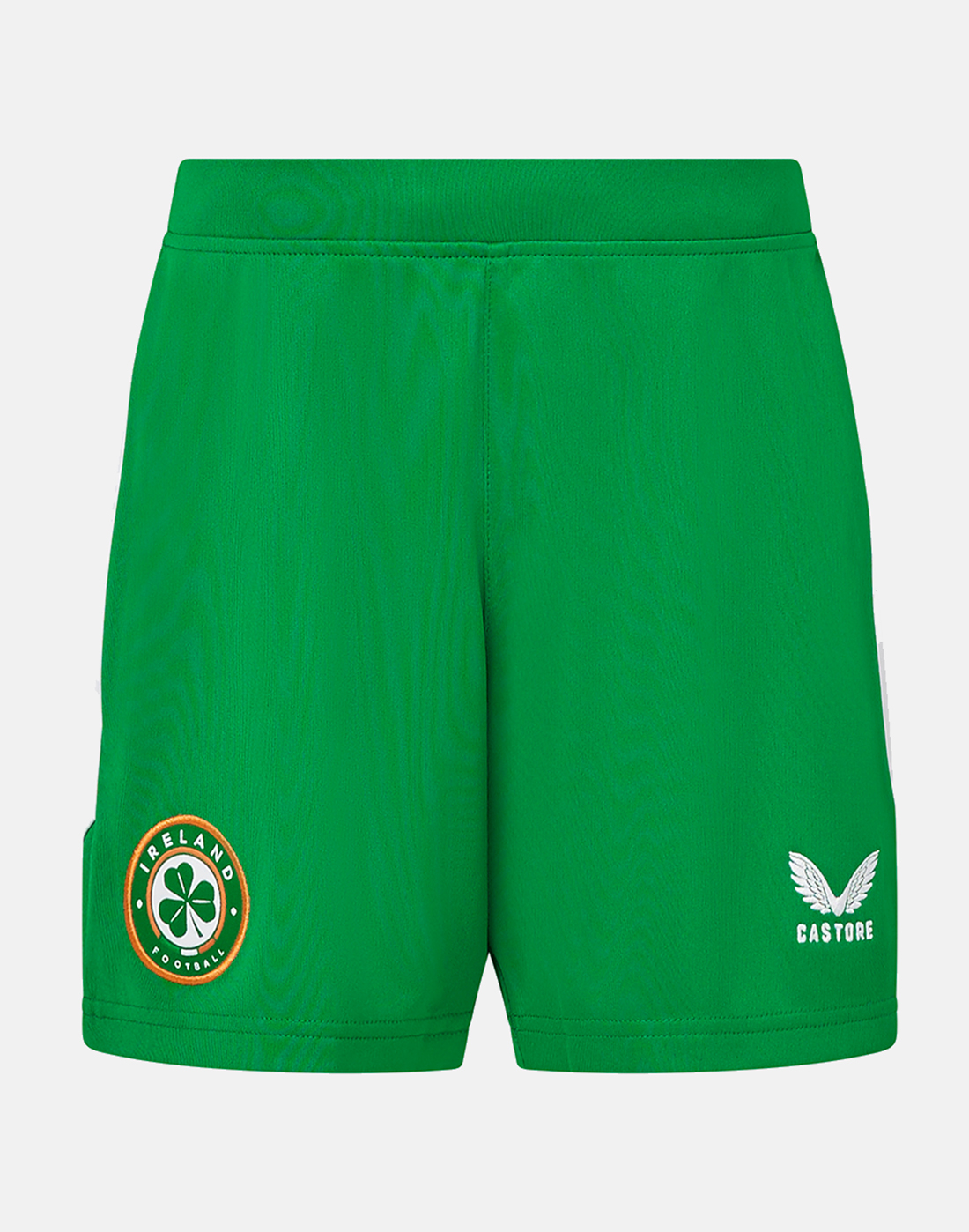 Kids' Castore Ireland Away Shorts in Green