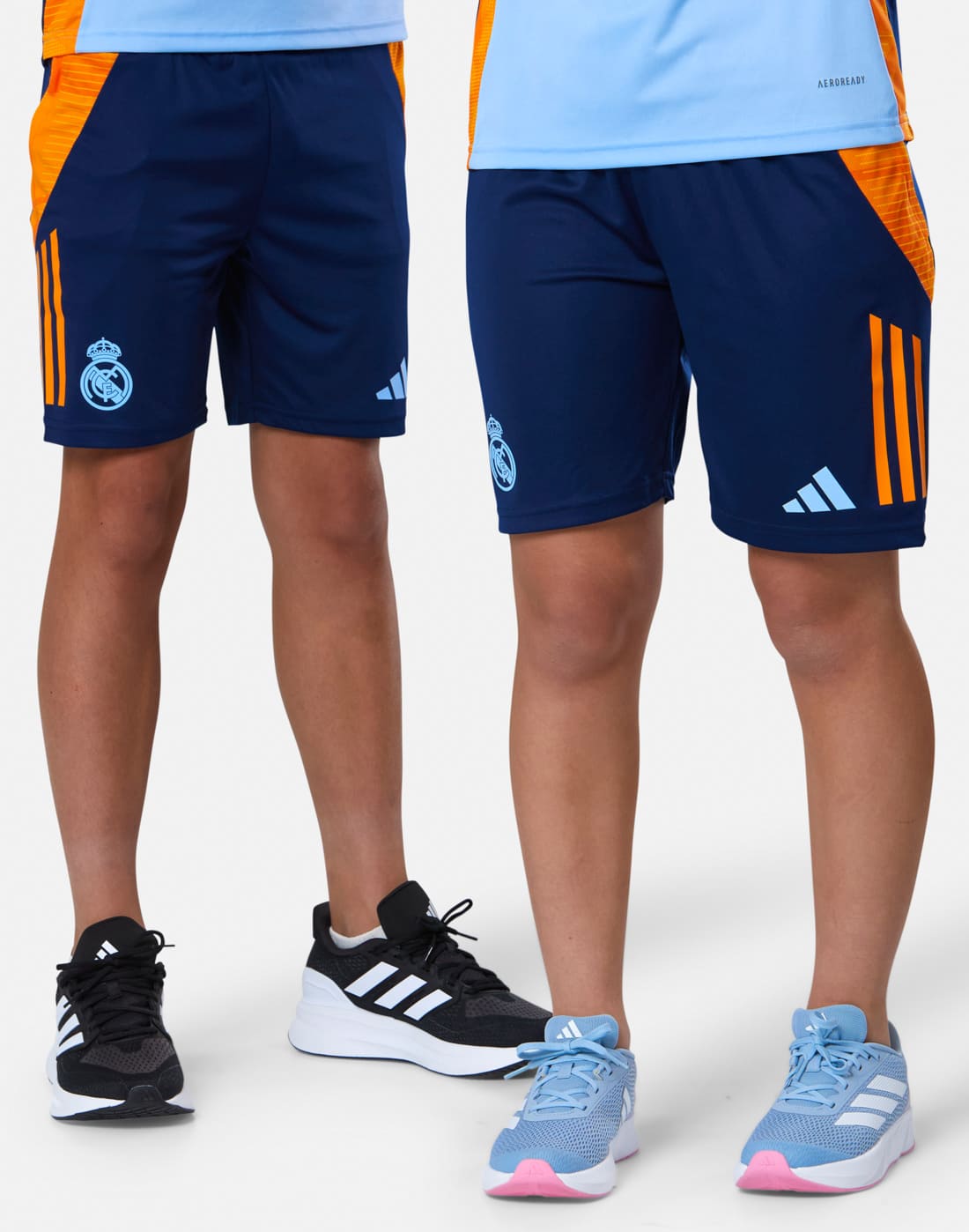 Kids' adidas Real Madrid Training Shorts in Navy Blue | XS | Polyester