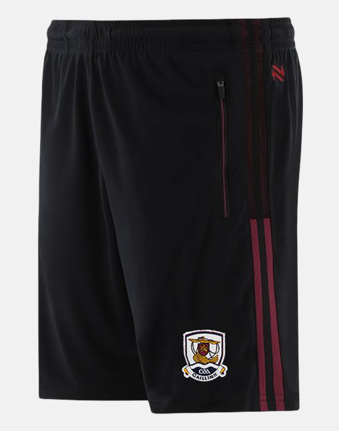 Kids' O'Neills Galway Nepal Poly Shorts in Black/Red | XL
