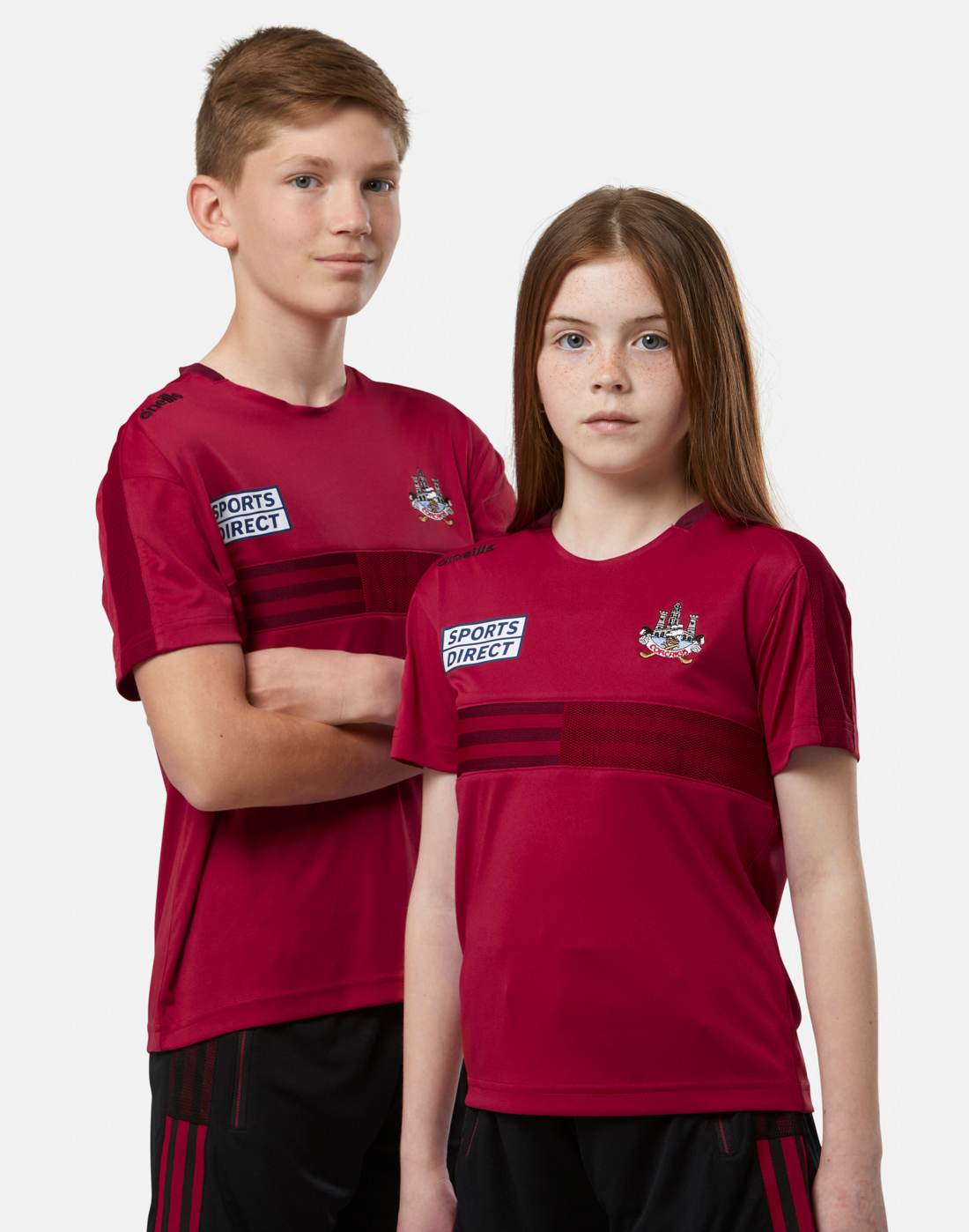 Kids' O'Neills Cork Nepal T-Shirt in Red/Black | Large