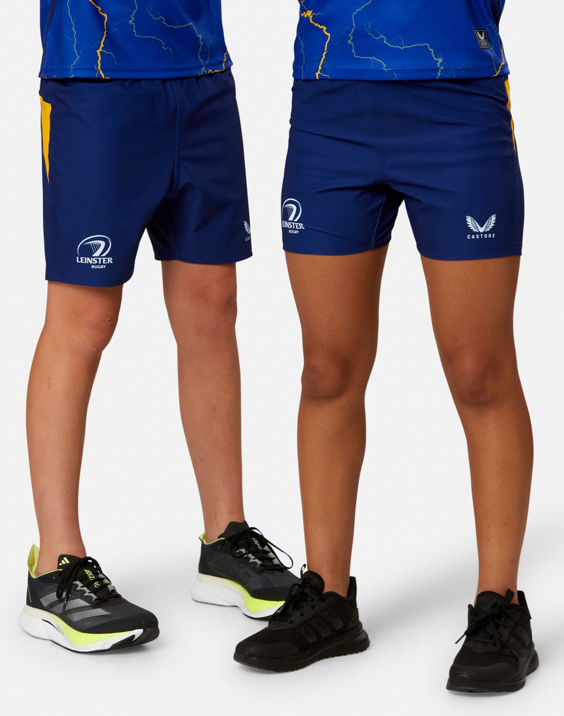 Kids' Castore Leinster Home Replica Shorts 25/26 in Navy Blue | XL