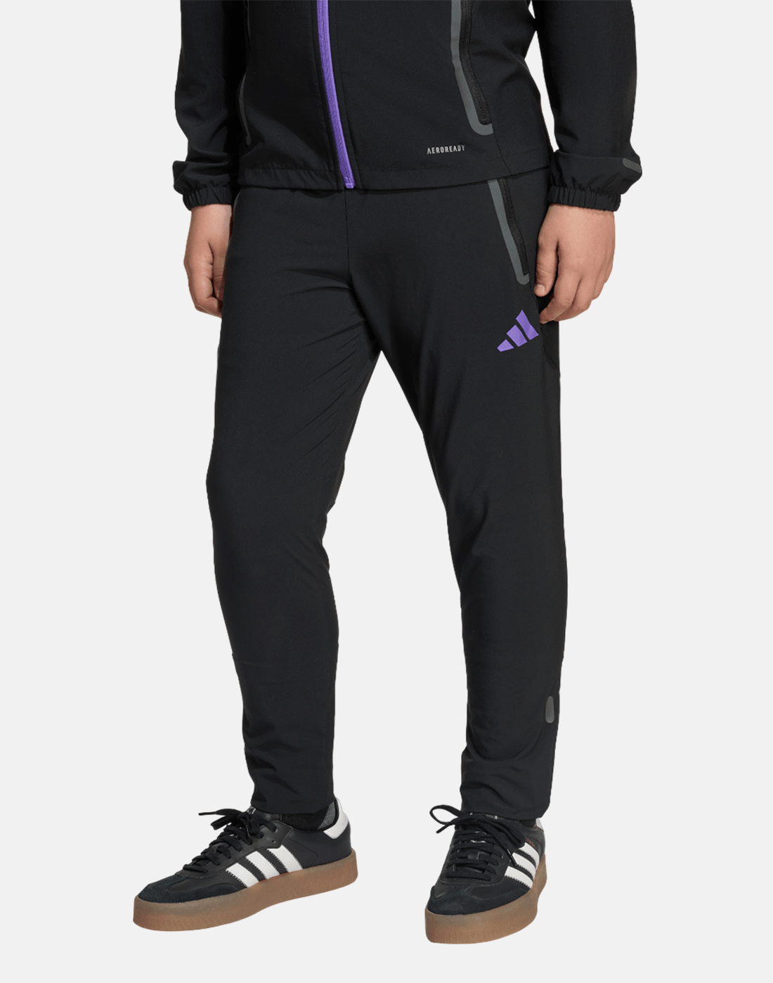 Kids' adidas Manchester United V-Tech Track Pant in Black | XS | Polyester