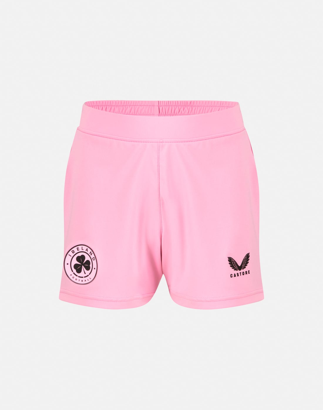 Kids' Castore Ireland Home Goakeeper Shorts in Pink | XS