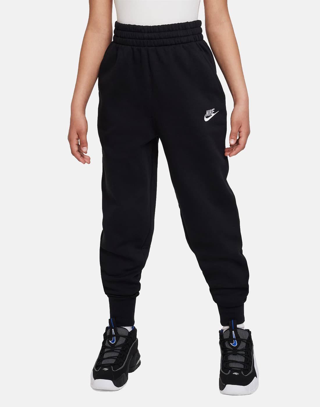 Nike Older Kids Club Fleece Pants in Black