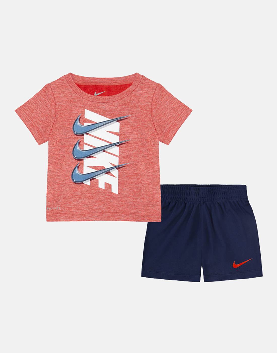 Nike Younger Kids Dropset Tracksuit Wh in Navy Blue