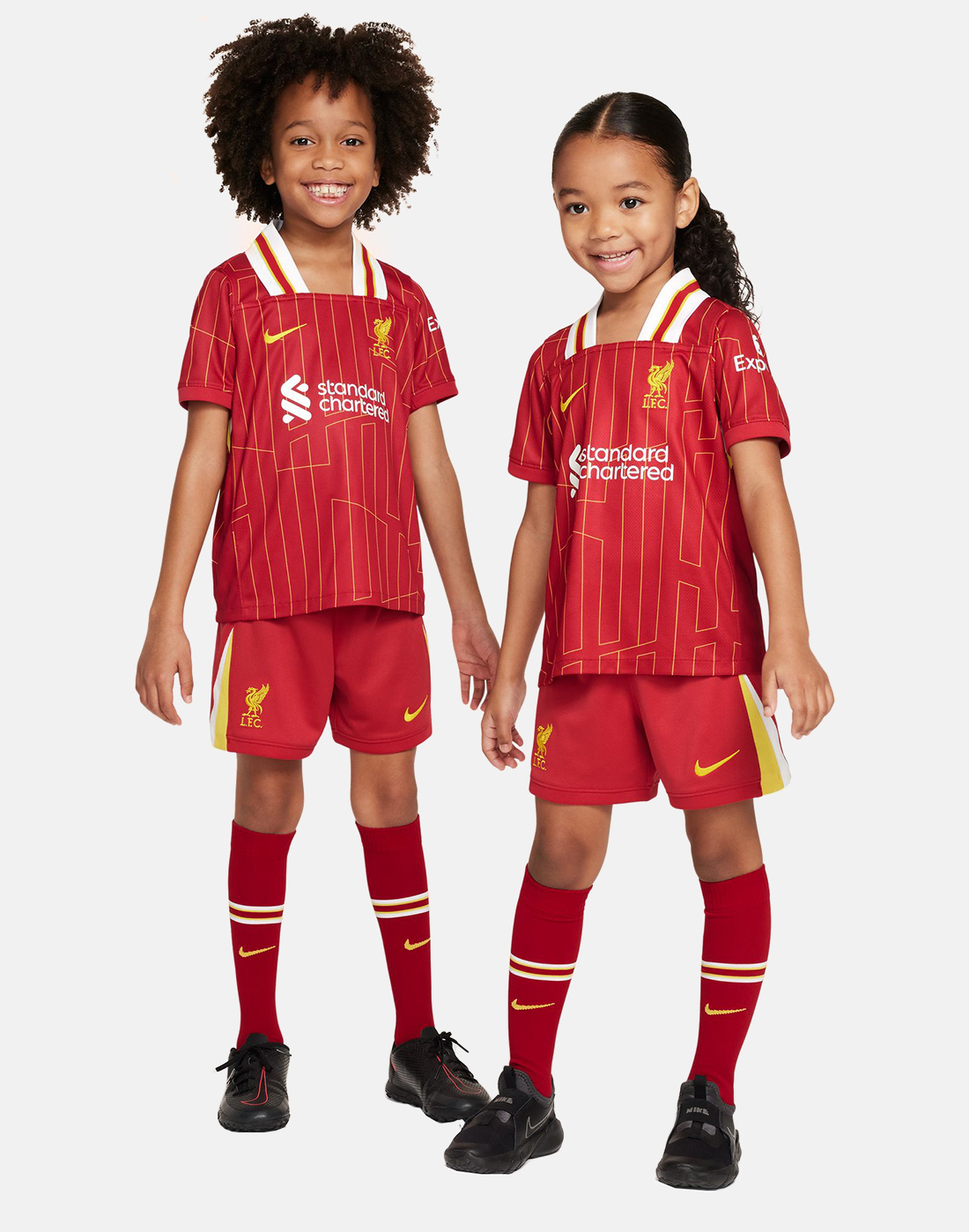 Kids' Nike Pre School Liverpool 24/25 Home Kit in Red/White