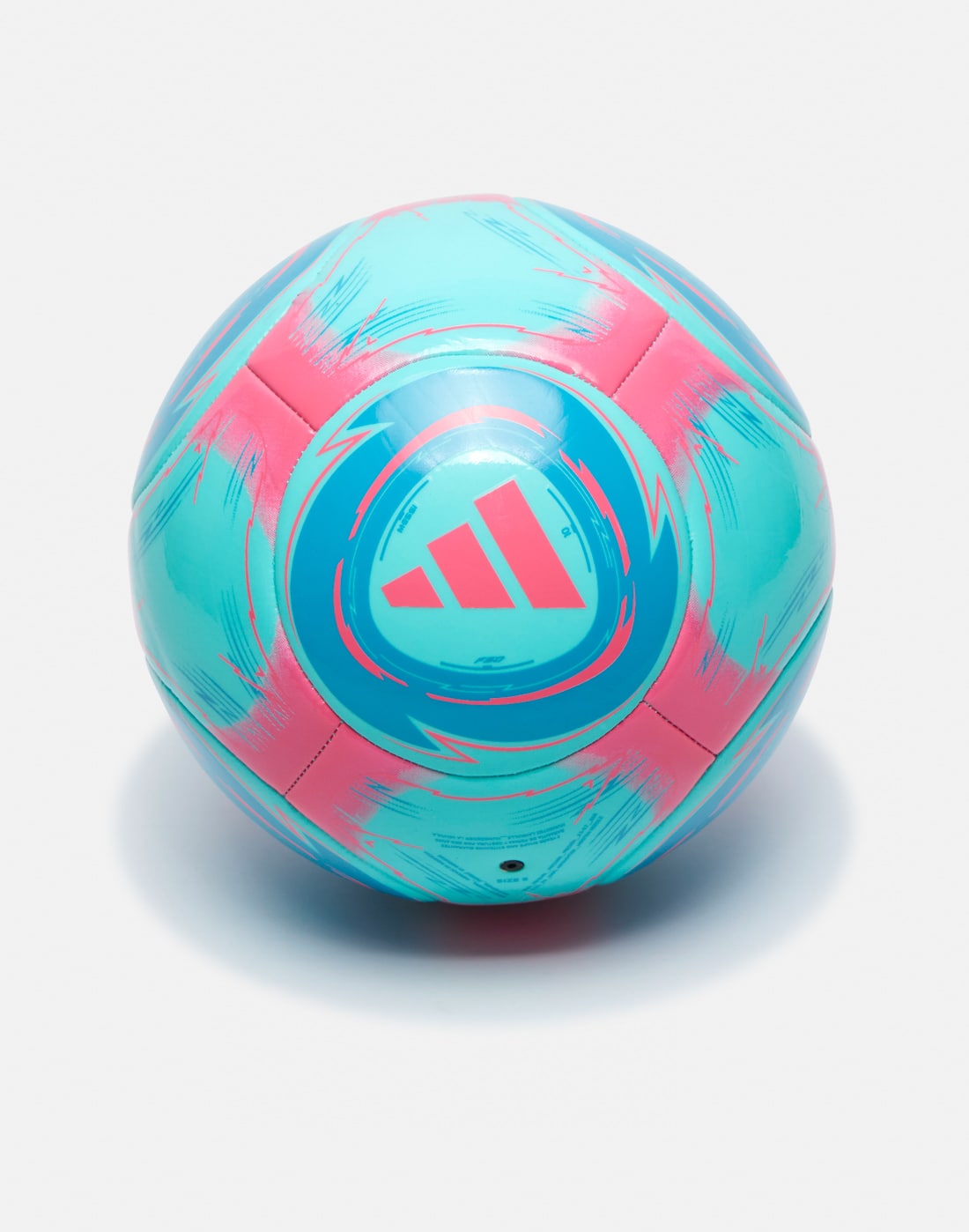 adidas Messi Club Football in Blue/Pink | Size 5 | Polyurethane