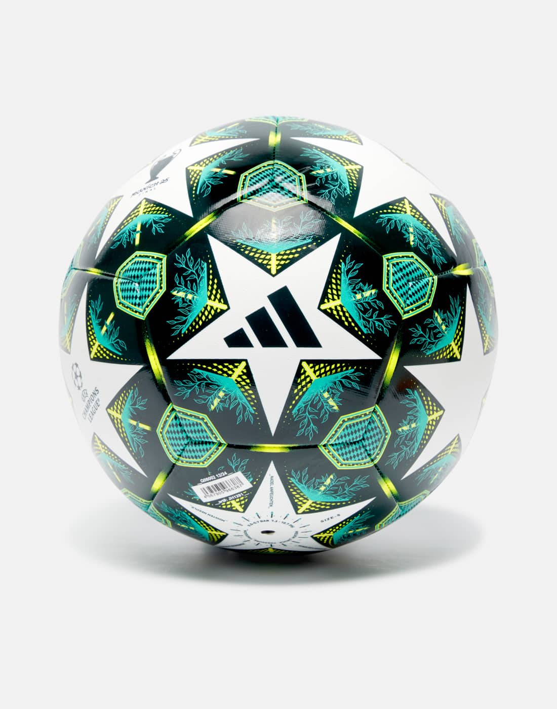 adidas Champions League Ball in Green/White | Polyurethane
