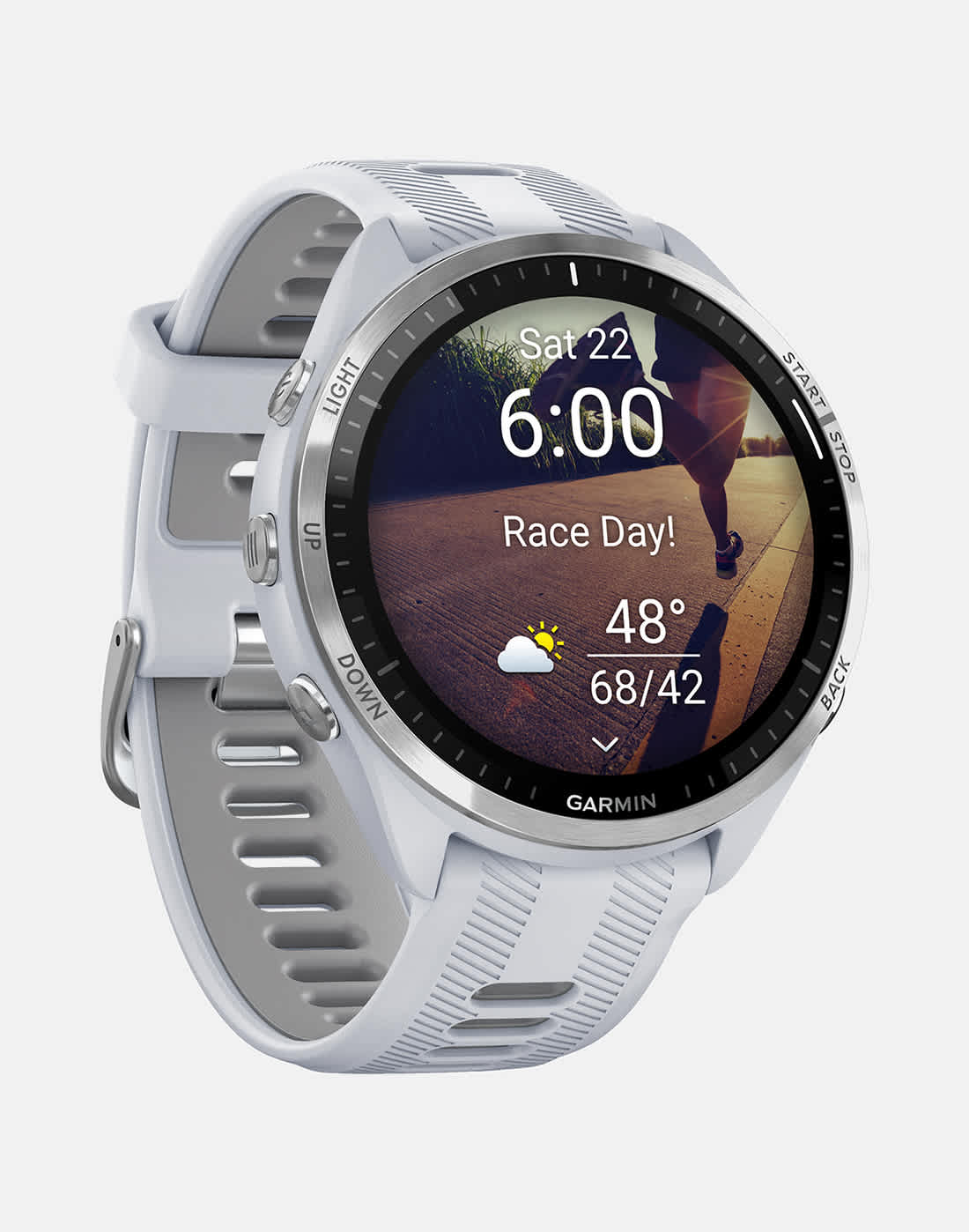 Garmin Forerunner 965 Running Watch in White