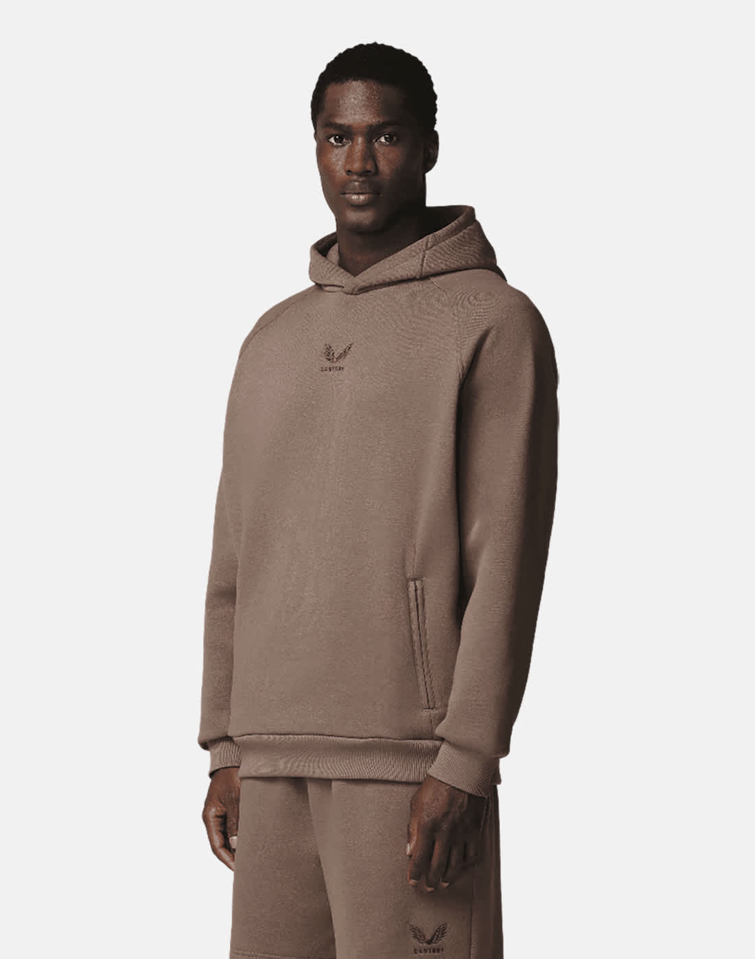 Mens Adapt Cotton Fleece Hoodie