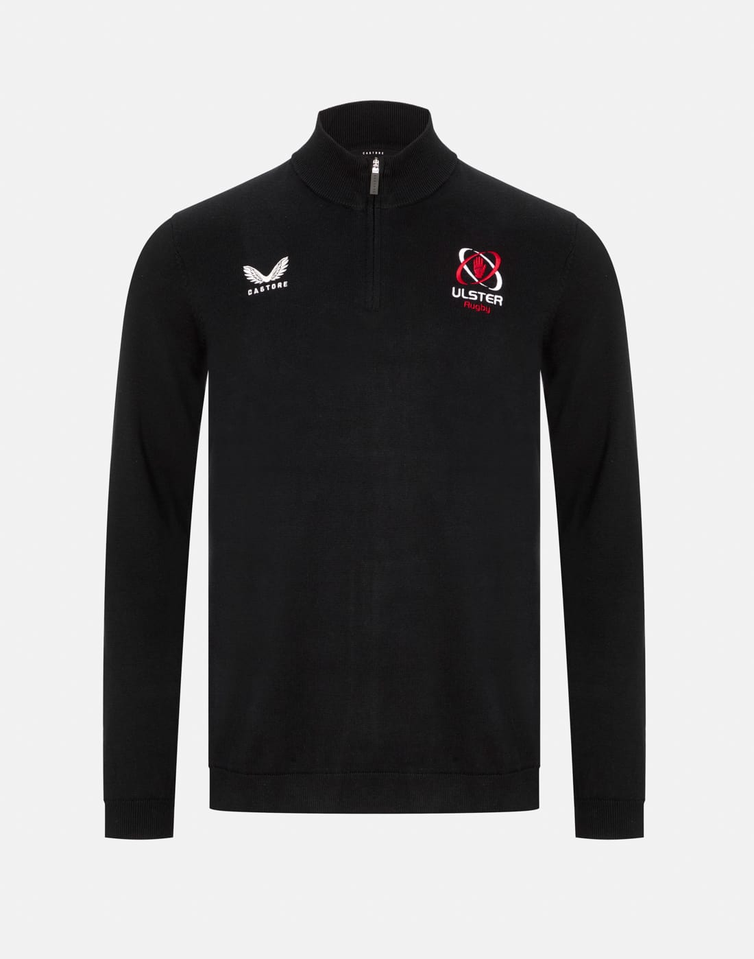 Adults Ulster Fine Knit Half Zip Top