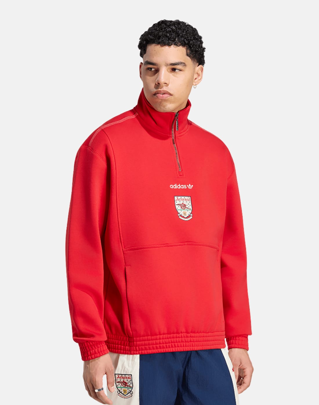 Adults Arsenal EQT Half Zip