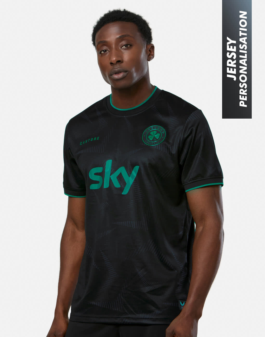 Adults Ireland Replica Stealth Short Sleeve Jersey