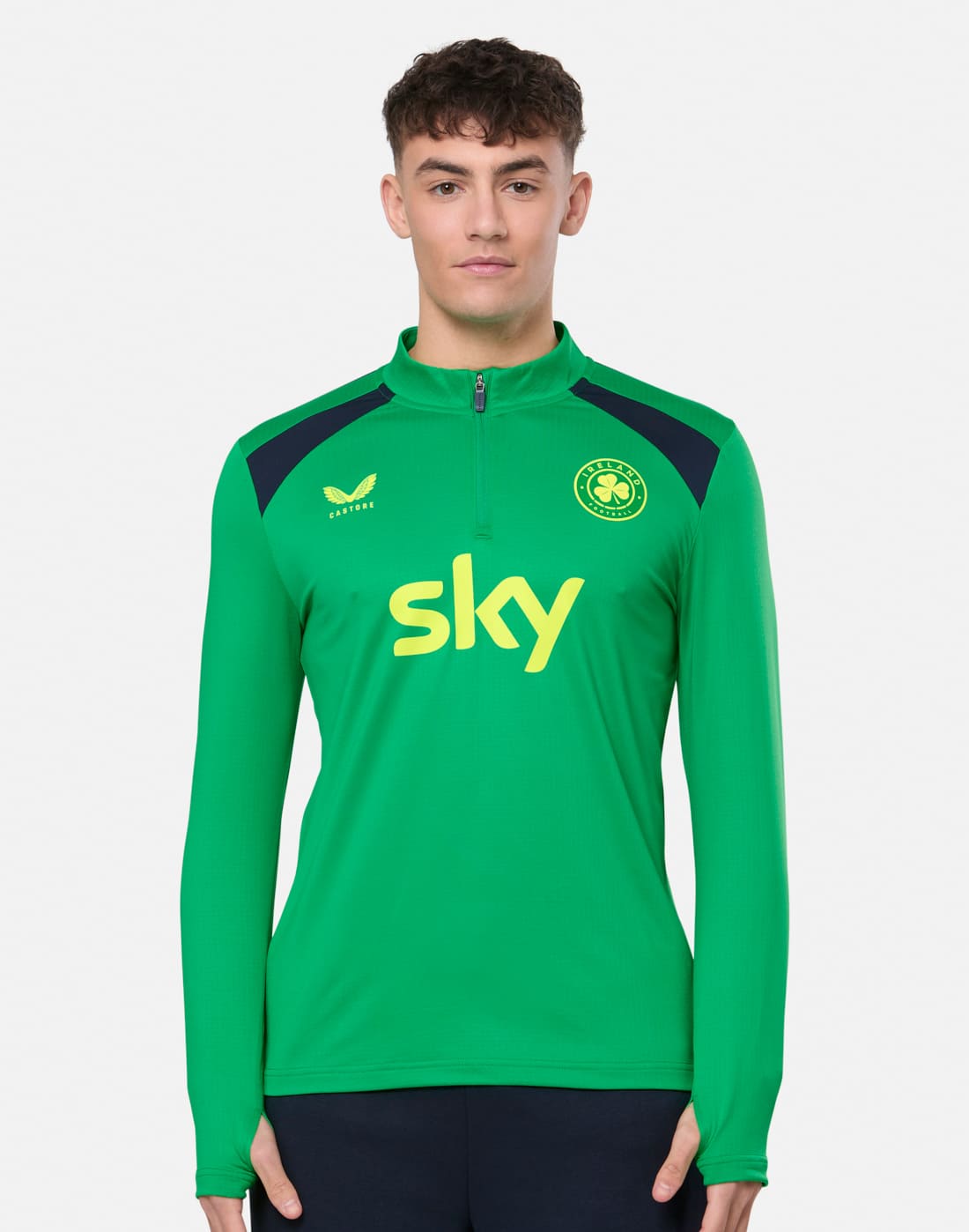 Adults Ireland Performance Half Zip Top
