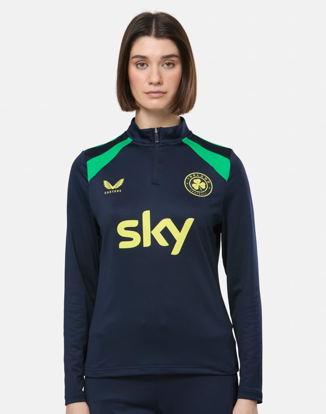 Womens Ireland Performance Half Zip Top