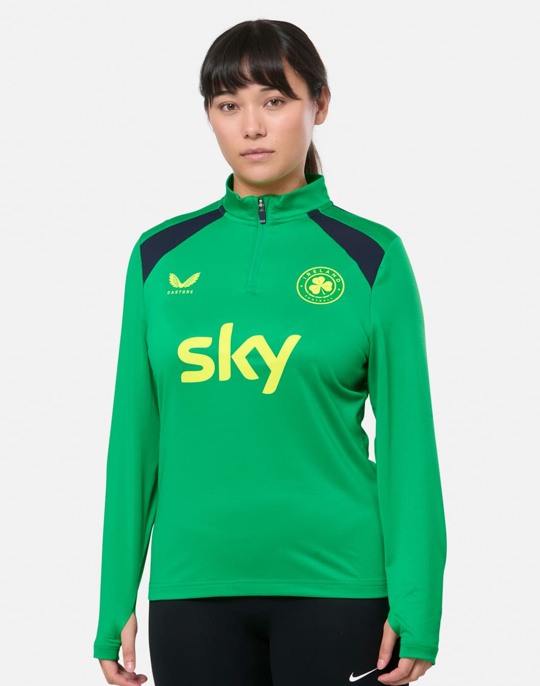 Womens Ireland Performance Half Zip Top