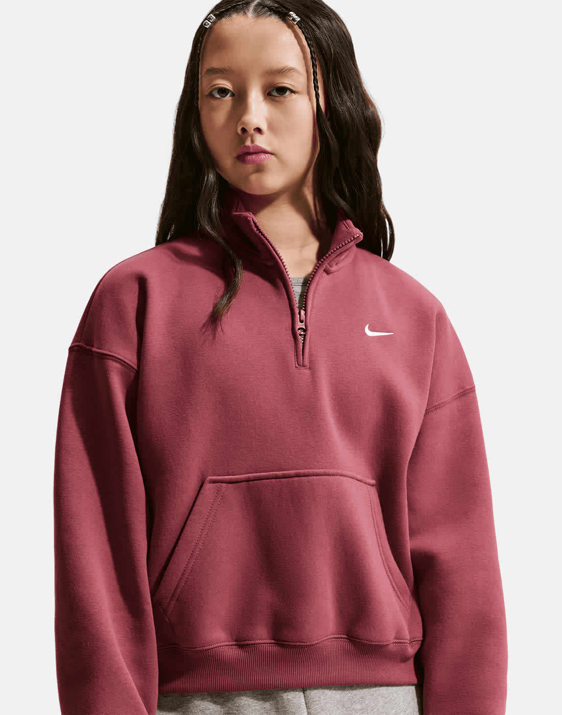 Older Kids Studio Fleece Quarter Zip