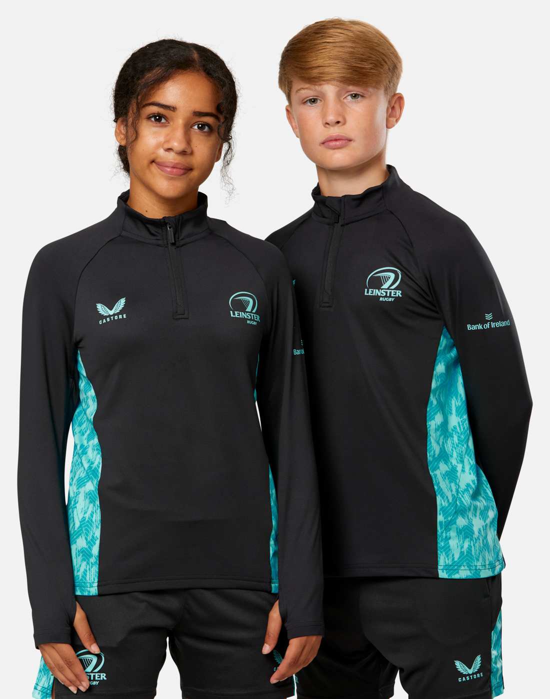 Kids Leinster Performance Half Zip Top