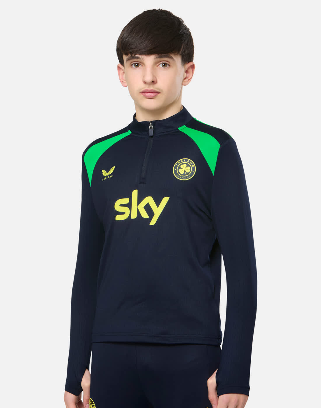 Kids Ireland Performance Half Zip Top