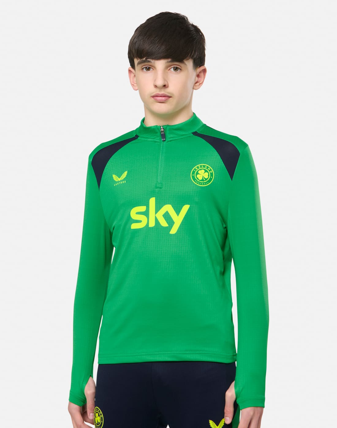 Kids Ireland Performance Half Zip Top