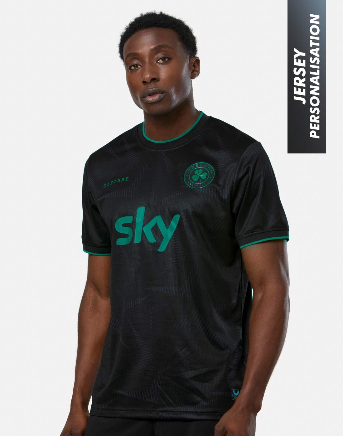 Adults Ireland Replica Stealth Short Sleeve Jersey