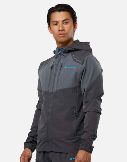 Mens Orbit Woven Running Full Zip Jacket
