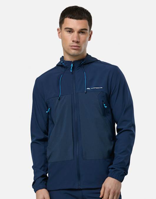 Mens District Woven Hoodie