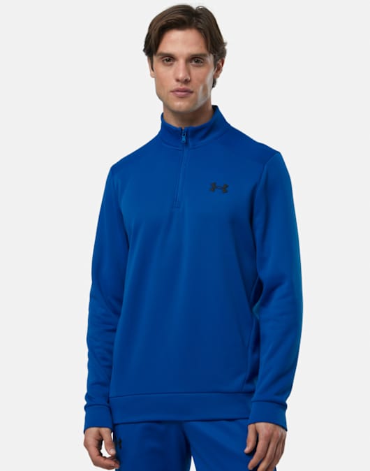 Mens Armour Fleece Half Zip Top