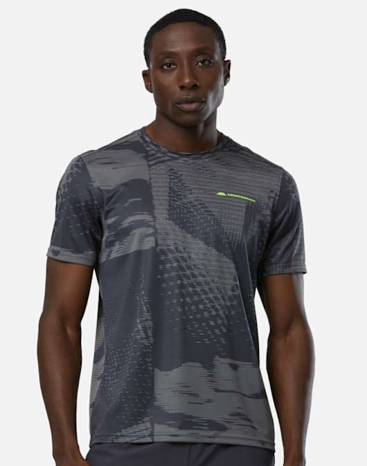 Mens Divide Jacquard T-Shirt