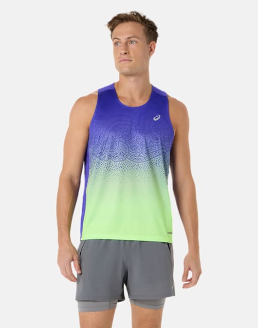 Mens Road Fade Singlet