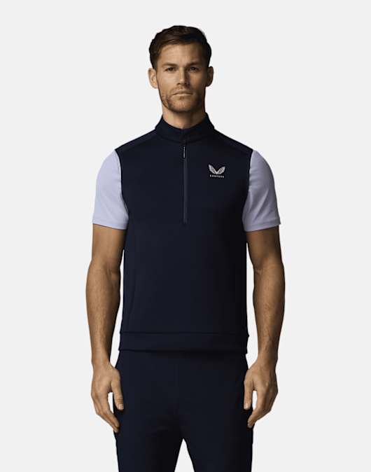 Mens Flex Half Zip Gilet