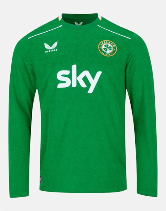 Adults Ireland Pro Home Long Sleeve Jersey