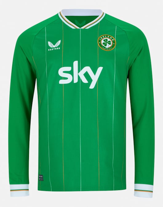 Adults Ireland Home Long Sleeve Jersey