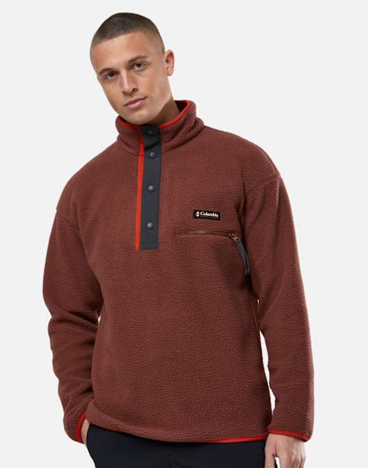 Mens Helvetia Half Snap Top Fleece