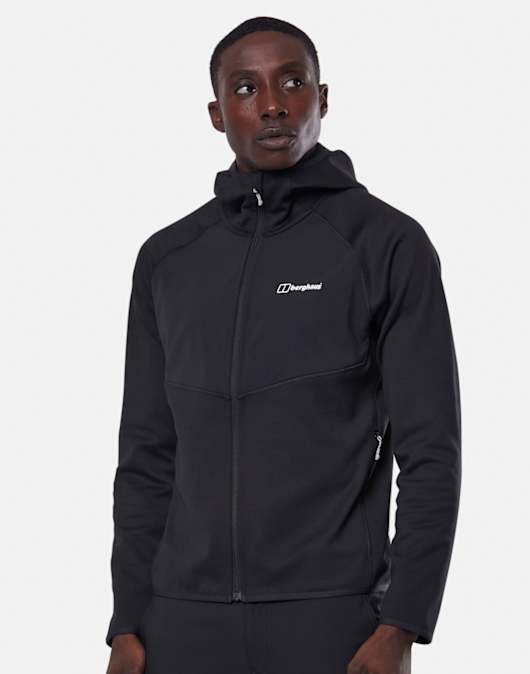 Mens Trawden Full Zip Woven Hoodie