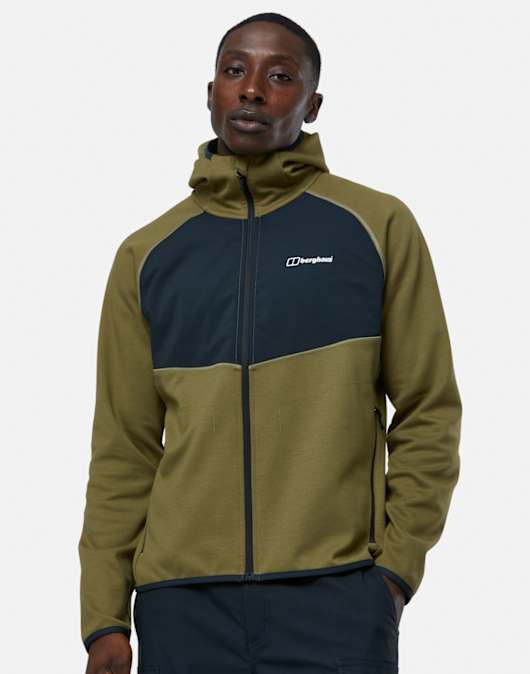 Mens Trawden Full Zip Woven Hoodie
