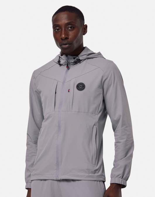 Mens Dentero Woven Full Zip Hoodie