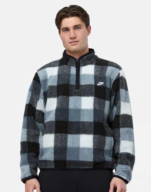 Mens Club Sherpa Half Zip Top