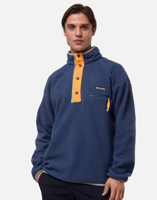 Mens Helvetia Snap Fleece Half Zip Top