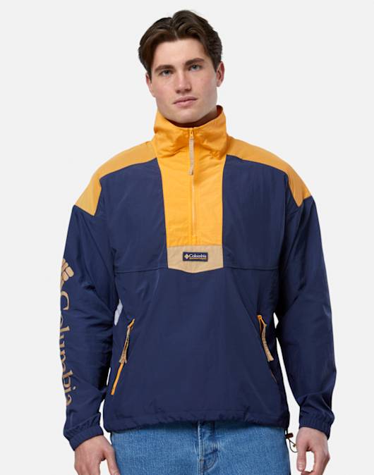 Mens Riptide Anorak Windbreaker Half Zip Top