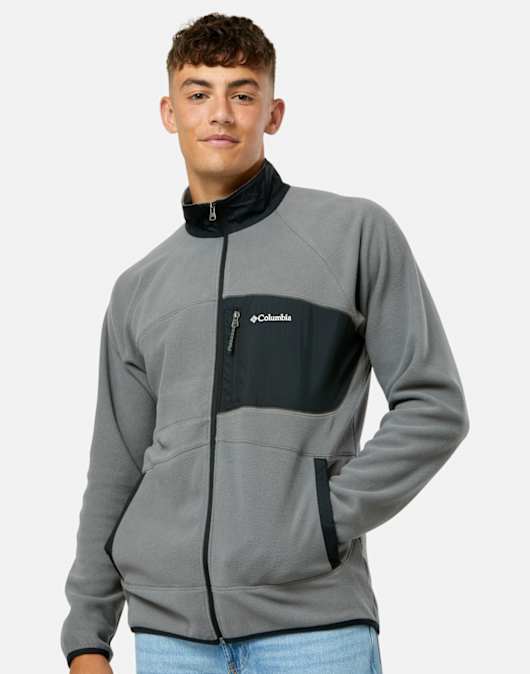 Mens Fast TreK Overlay Full Zip Fleece