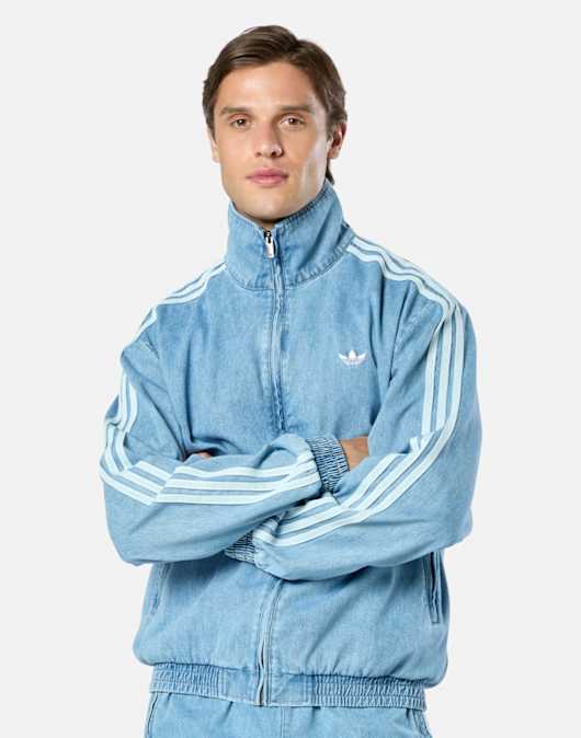 Mens Denim Fire Bird Track Jacket
