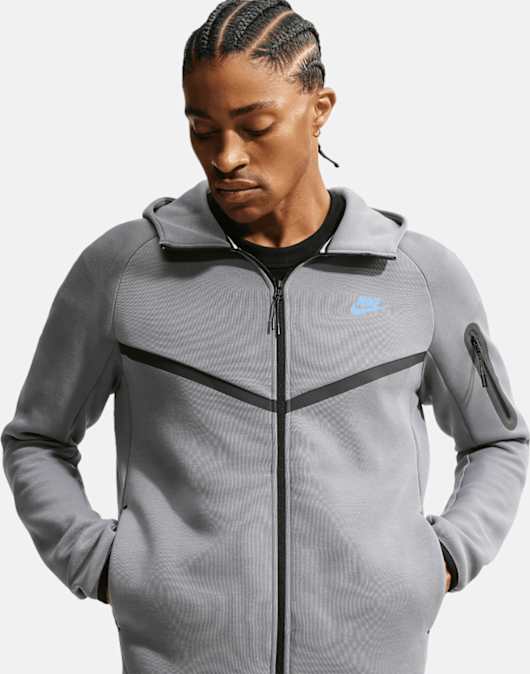 Mens Tech Fleece Full Zip Hoodie