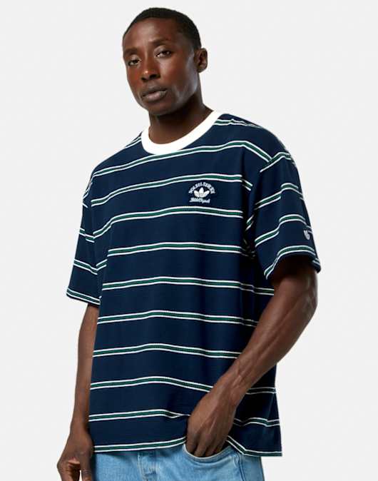 Mens Waffle Striped T-Shirt
