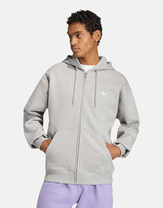 Mens Essential Full Zip Hoodie