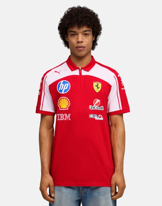 Mens Ferrari Replica Polo